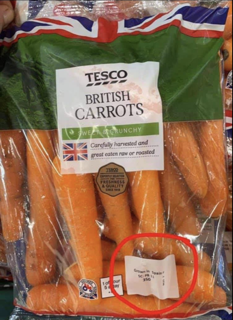 British carrots labelled 'grown in Spain' - Farmers Guide