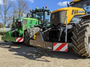 Tractors with safety bumper to prevent crash fatalities