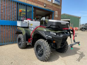 Suzuki ATV close-up