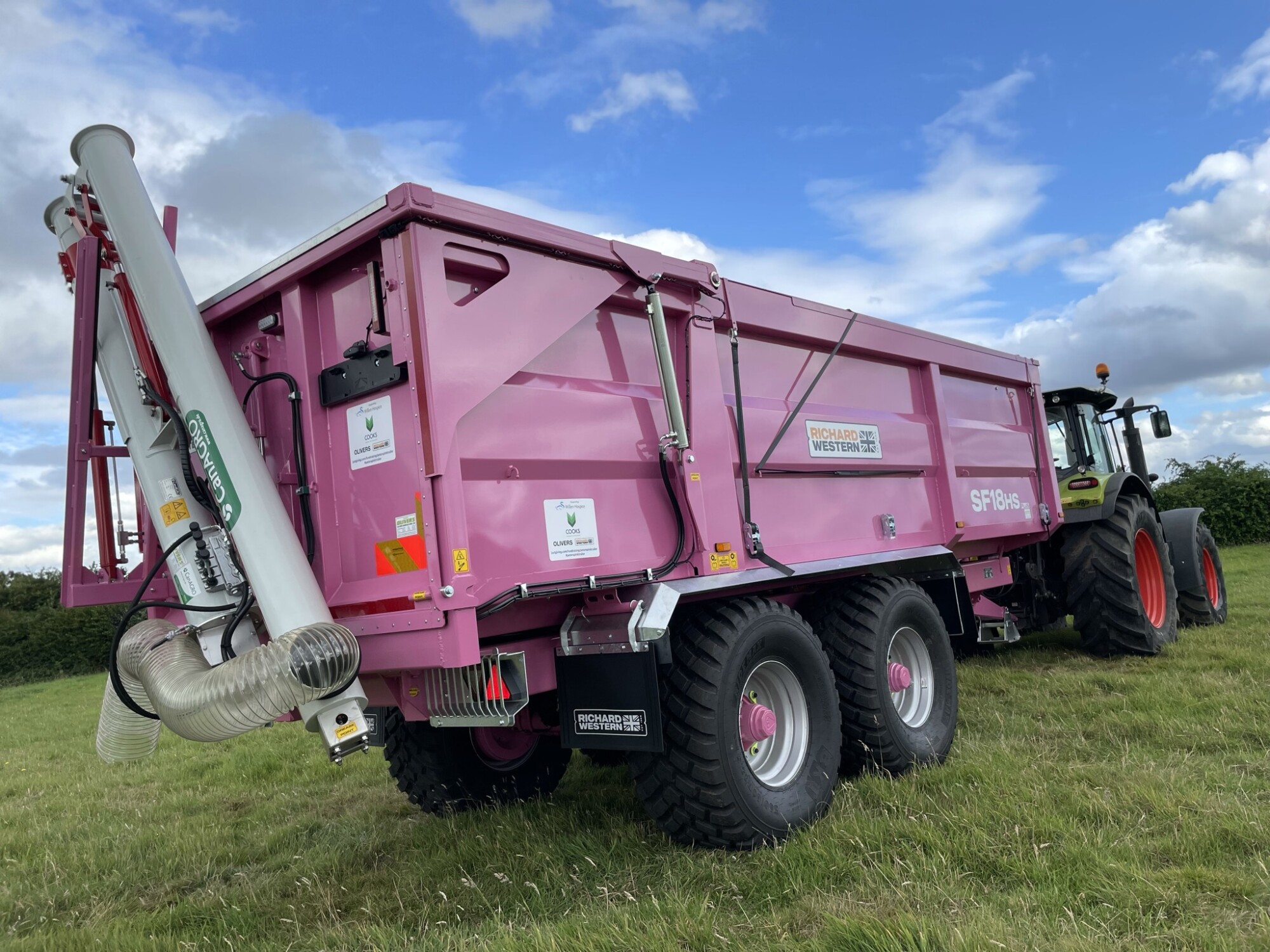 Peter’s pink trailer helps raise thousands for charity 
