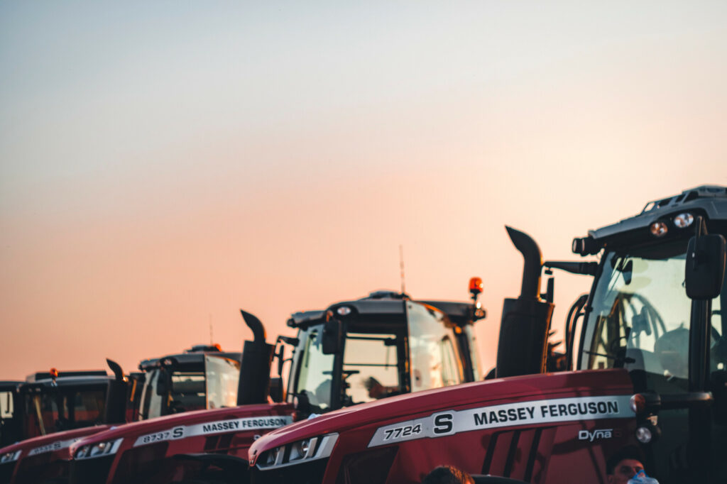 The iconic Massey Ferguson Triple Triangle logo gets a new look