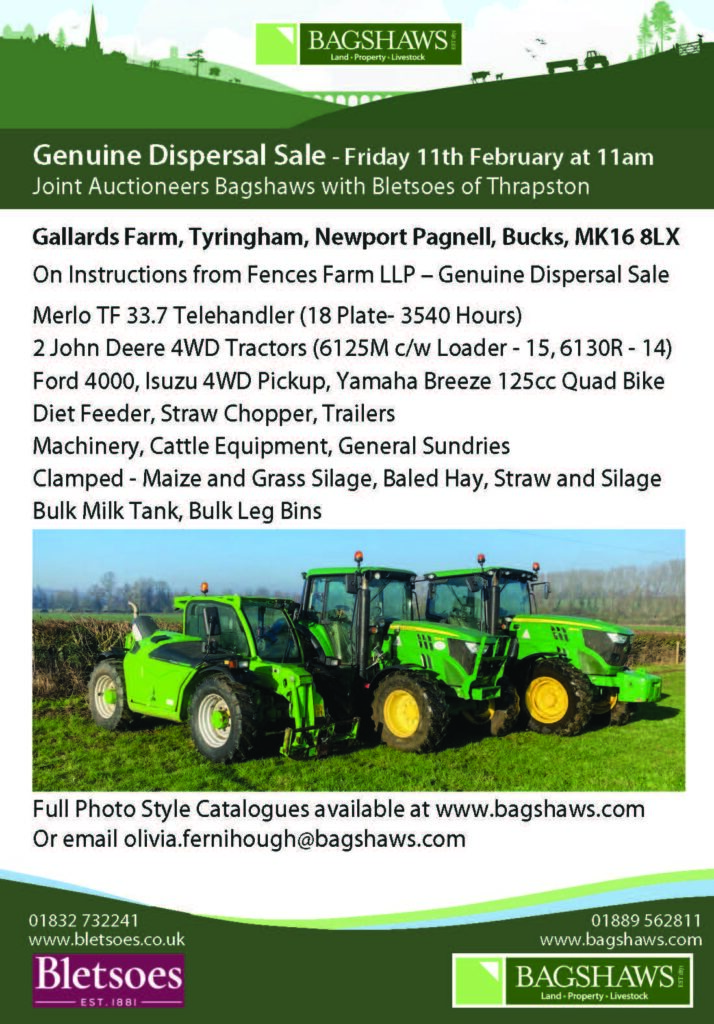 BAGSHAWS Genuine Dispersal Sale Farmers Guide