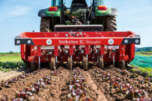 Lemken and Steketee have introduced an AI-enhanced version of their automatic intra-row hoeing machine to the market.