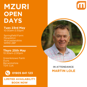 Mzuri Trial Farm Spring Open Day Worcestershire