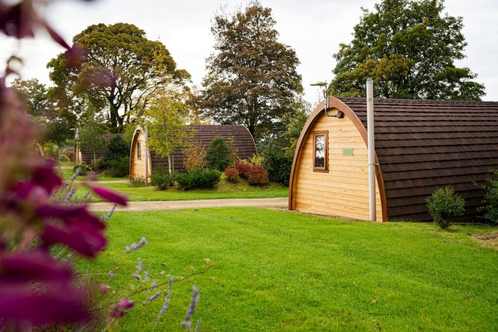 Glamping holiday accommodation.