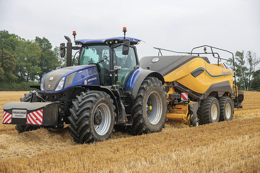 Photo of New Holland tractor.