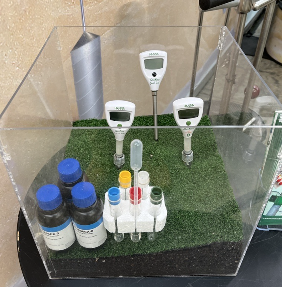 Image of Soil Testing equipment.