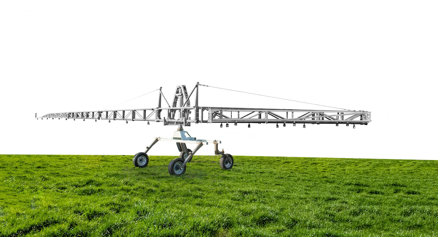 Bauer AS50 NEO irrigation boom cart on LAMMA 2024 farming article