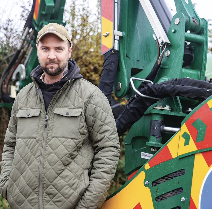 Direct Enviro Services Spearhead operator on farm machinery article