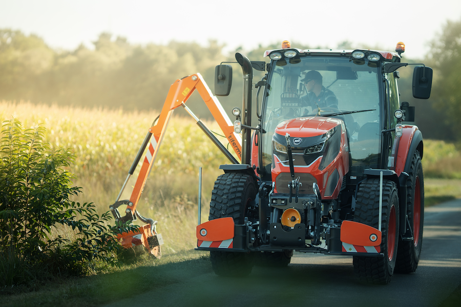 Kioti tractor model at LAMMA 2024 on farm machinery article