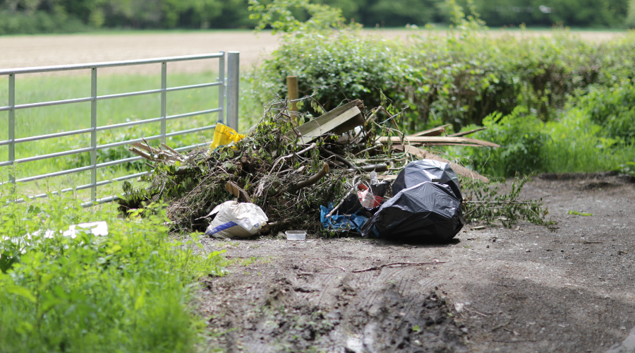 The NFU made an urgent call for action after the latest statistics by Defra show over one million incidents of fly-tipping in England.