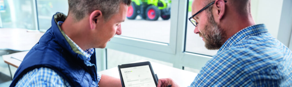Branch sales manager job for Claas on farm machinery website