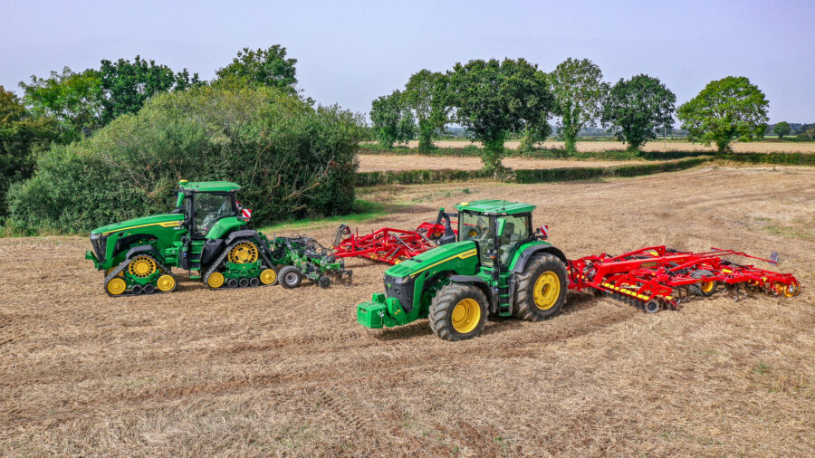 Ben Burgess Vaderstad Working Demo Day event on farm machinery website