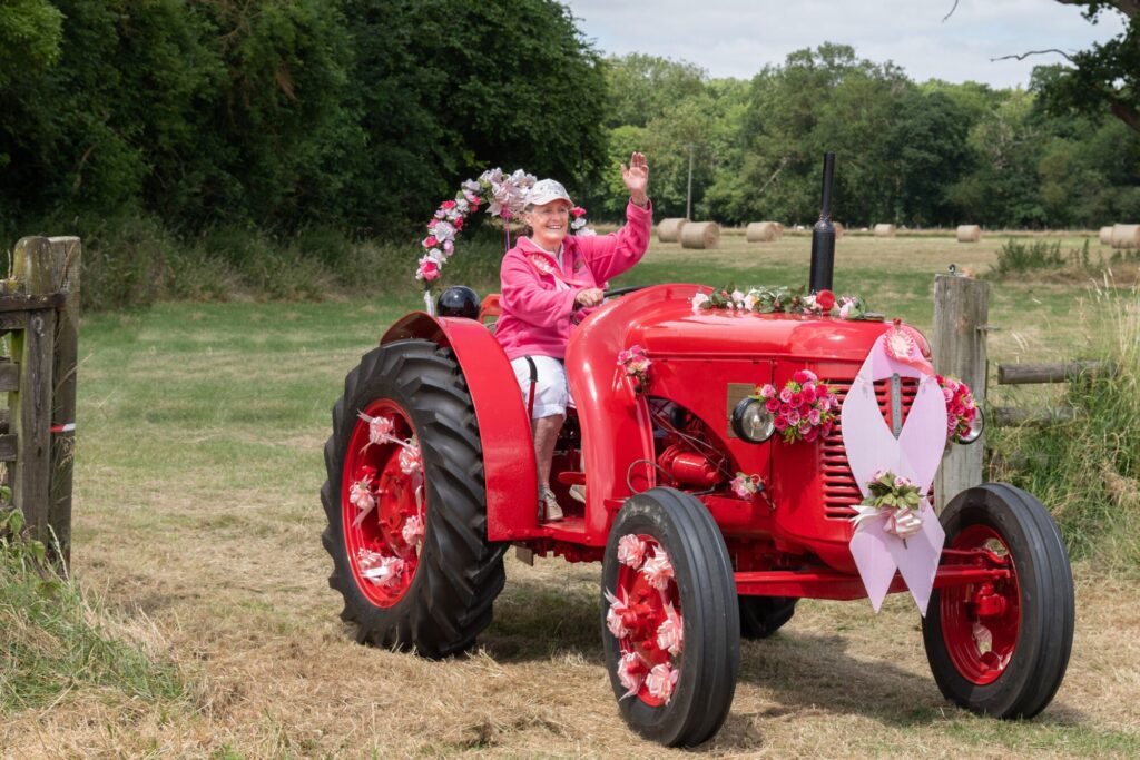Ladies Tractor Road Run event on farm machinery website