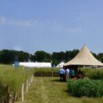 stand outdoors at Cereals event