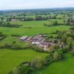 A Shropshire organic dairy farm, Hall Farm in Cruckmeole, near Hanwood, has been put up for sale by Halls property agency.