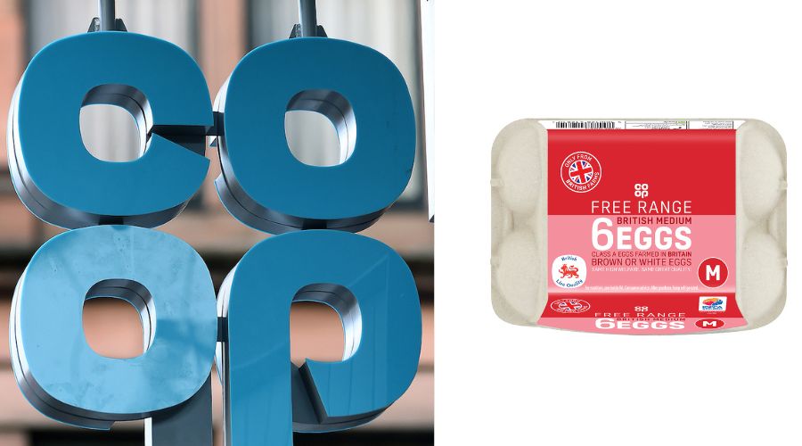 Co-op announces white eggs range across its 2,400 convenience stores from this week to support 100% free range commitment.