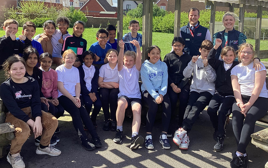 pupils at St Martins C of E Primary School