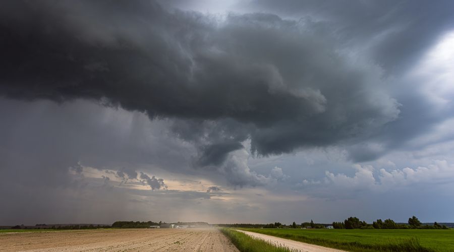 A yellow weather warning for rain has been put in place in parts of the UK in the wake of Hurricane Erin crossing the Atlantic.