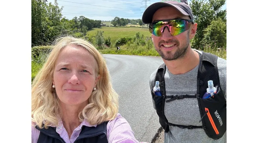 Carol McLaren caught up with Mr Maclellan on route to Gretna.
