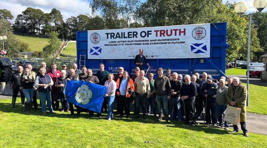 The Trailer of Truth has been making its way across the UK, drawing attention from farmers, politicians, and the wider public.