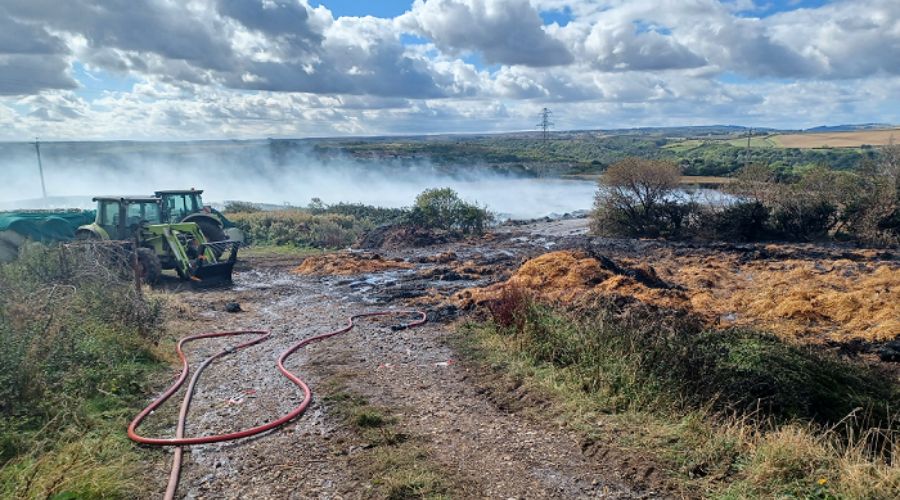 Cleveland Police are appealing for information following an arson attack at a farm in Loftus, North Yorkshire.