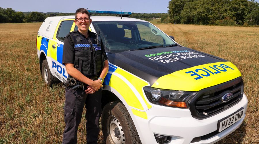 Country Watch Rural Crime Task Force inspector, Cath MacDonald, photo by OPCC.