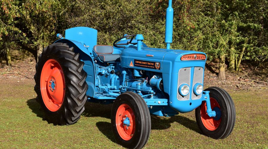 The iconic Fordson Super Dexta tractor will soon go under the hammer in support of the new Cambridge Children’s Hospital.