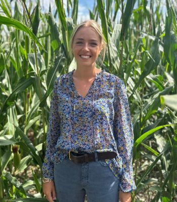 Millie Kilham, feed stock manager at Future Biogas and formerly an agronomist with Hutchinsons, h