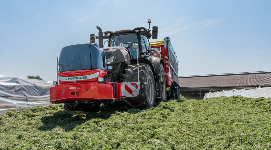 At the LAMMA show in January, Pottinger will be showcasing Liquido, the newly developed, versatile front silage additive tank from Pottinger.
