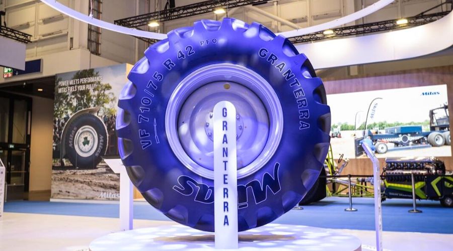 At Agritechnica 2025, Mitas unveils its new Granterra tyre range, designed to meet the demands of the most powerful tractors.