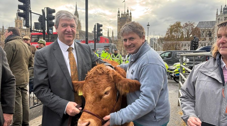 Alistair Carmichael MP in London yesterday, photo by Alistair Carmichael MP.