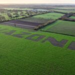 The Amazone team created a large-scale version of the company’s logo on a field near its Orchard Farm facility in Doncaster, using the Cirrus Grand pneumatic cultivator drill. 