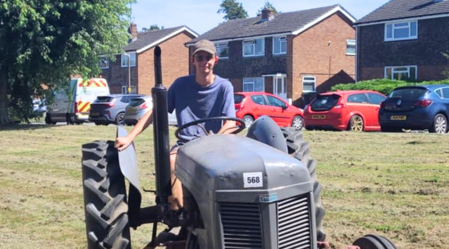 20-year-old Suffolk farm worker Spencer Campbell said he experienced a “heart-sinking feeling” when he discovered that his beloved tractor had been stolen.