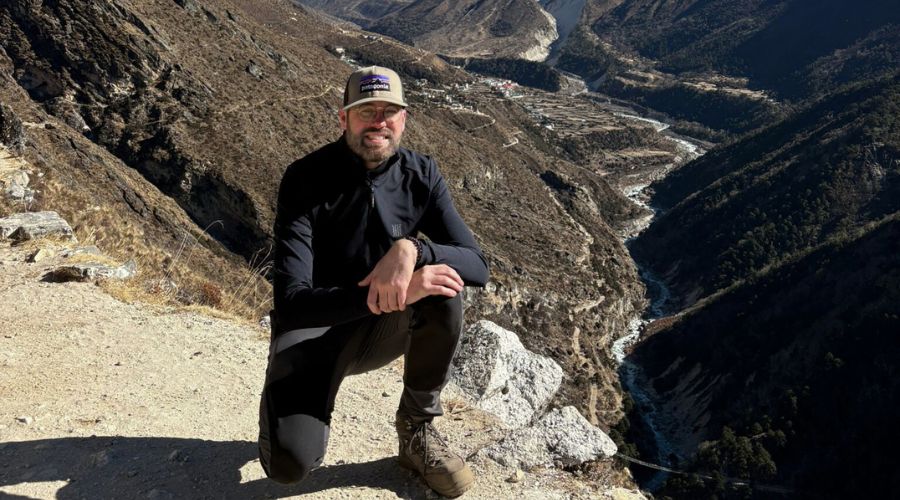 James Brown of Brown&Co is currently making his way up the world’s highest mountain to raise funds for RABI.