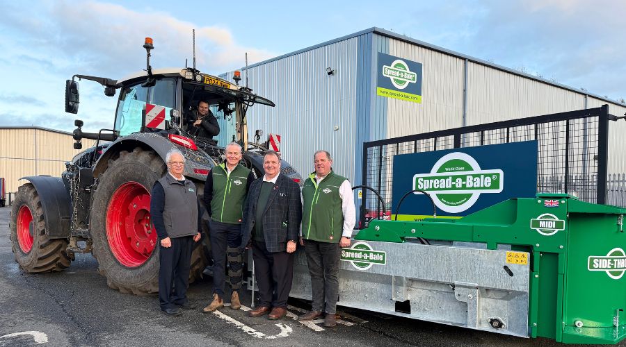 Spread-a-Bale’s new manufacturing premises were officially opened last week by farmer and agri-influencer Olly Harrison.
