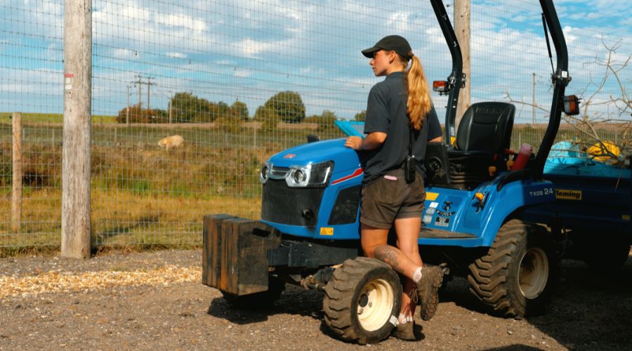 Iseki tractors help care for the bears at Jimmy’s Farm and Wildlife Park