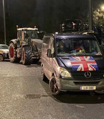 Farmers' protest in Bristol, photos by British Farm Network.