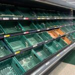 Alistair Carmichael, MP for Orkney and Shetland, has highlighted the importance of national food security while sharing photos of empty shelves in local shops. 