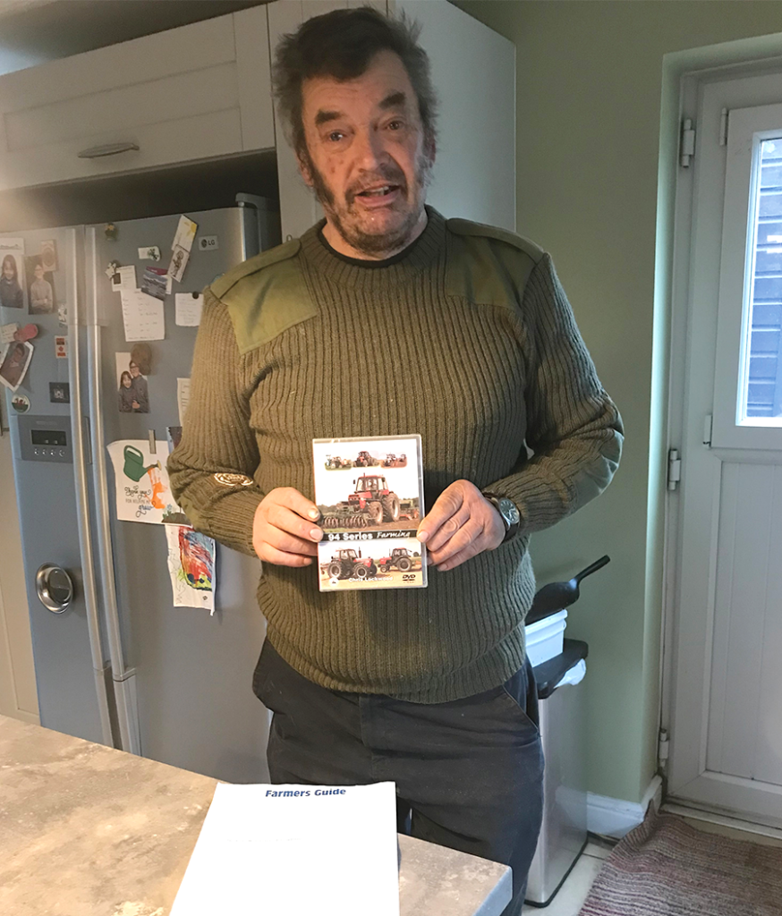 Stephen Beddoes from Shropshire was one of our lucky winners this month – he is pictured with his DVD, provided by Anglian Agri Media.