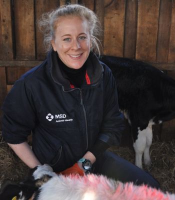 Dr Kat Baxter Smith, a vet at MSD Animal Health,