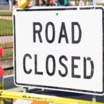 The A143 in Rickinghall in Suffolk is currently closed following a collision between a tractor with a trailer and a car.