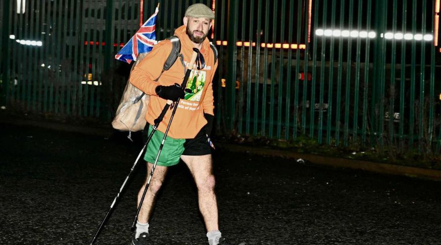 Sam Stables, a sheep farmer from Herefordshire and founder of We Are Farming Minds, has raised more than £44,000 through a 142-mile charity walk from Ross-on-Wye to London.