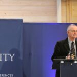 tim lang speaking at the suffolk farming conference