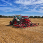 Weaving Machinery drill working in a field